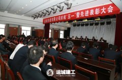 <b>公司召開慶?！拔逡弧濒邉谀Ｏ冗M(jìn)表彰大會</b>
